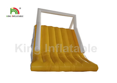 CE / UL 0.9mm PVC Tarpaulin Durable Inflatable Water Toy Floating Slide For Adults