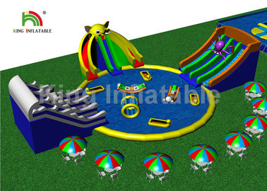 Customized Adults Giant Outdoor Inflatable Water Parks For Amusement Playground