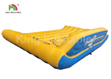 PVC Material Crazy Towable UFO Inflatable Fly Fishing Boats Safe And Environment