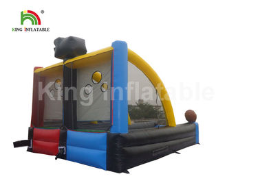 Customized Basketball Shooting Inflatable Sports Games For Adults CE / UL Approved