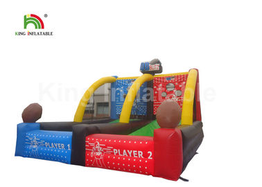 Customized Basketball Shooting Inflatable Sports Games For Adults CE / UL Approved