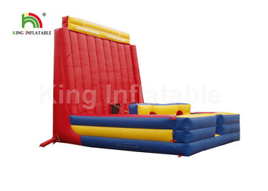 Commercial Outdoor Inflatable Sports Games / Bouncer Rock Climbing Wall