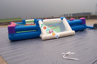 Playground Large Inflatable Football Game /  Inflatable Soccer Field For Rental Business