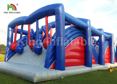 Custom Inflatable Sports Games 5k Obstacle Course Wreoking Balls 1 Years Warranty