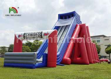 Colorful 25*10m Giant 5K Inflatable Sports Games / Commercial Inflatable Slide