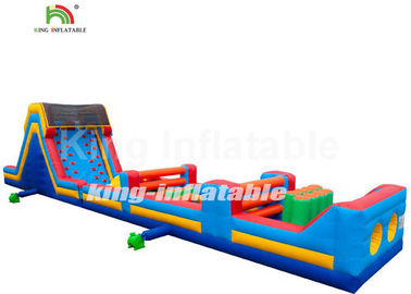 Water - Proof Three Part Inflatable Sports Games / Blow Up Combo Obstacle Course