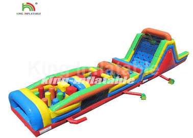 Water - Proof Three Part Inflatable Sports Games / Blow Up Combo Obstacle Course