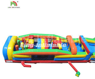 Water - Proof Three Part Inflatable Sports Games / Blow Up Combo Obstacle Course