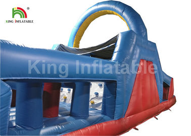 Durable Inflatable Sports Games With Slide And Climbing , Children 'S Obstacle Course