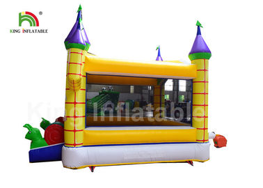 0.55mm PVC Combo Mickey Mouse Commercial Jumping Castles With Step