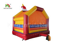 4*4m Orange Commercial Clown Inflatable Jumping Castle For Party And Event