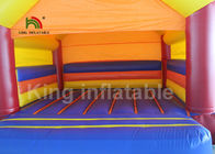 4*4m Orange Commercial Clown Inflatable Jumping Castle For Party And Event