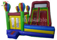 0.55mm PVC Tarpualin 4 In 1 Combo Inflatable Jumping Bouncer With Slide For Kids