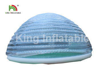 Waterproof 1.0mm PVC Inflatable Dome Bubble Tent Double Layers Structure