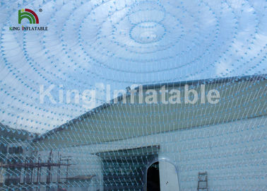 Waterproof 1.0mm PVC Inflatable Dome Bubble Tent Double Layers Structure