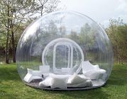 1.0mm PVC Clear Inflatable Bubble Tent / Camping Tent for Family Party 4m Dia
