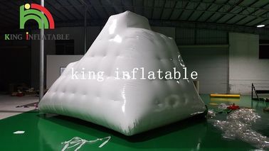 4m x 3m Green / White Inflatable Water Toy / Mini PVC Iceberg For Water Park