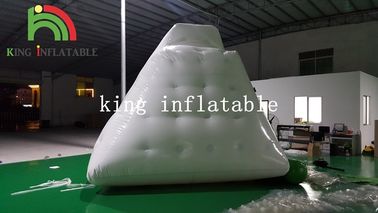 4m x 3m Green / White Inflatable Water Toy / Mini PVC Iceberg For Water Park