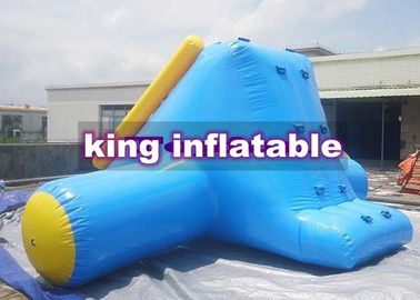 Anti-tipping Inflatable Water Slide / Climbable Iceberg For Water Parks , Anti Turnover