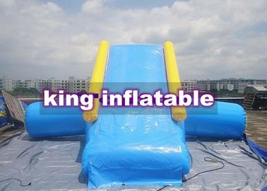 Anti-tipping Inflatable Water Slide / Climbable Iceberg For Water Parks , Anti Turnover