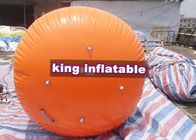 Yellow / Orange Inflatable Water Floating Buoys , Lead Free PVC Floating Toys