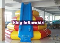 Custom Inflatable Water Tower Slide For Water Parks / Water Trampoline Slide