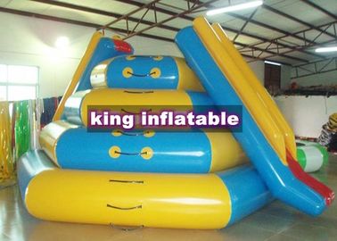 Custom Inflatable Water Tower Slide For Water Parks / Water Trampoline Slide