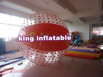 Cushion Inflatable Zorb Ball / Color D-Ring Inflatable Ball Zorb Rollig With Ramp