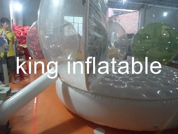 Custom Clear PVC Bubble Balloon Inflatable Snow Globe Tent With Airtight Base