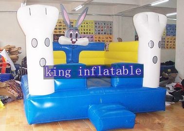 Oxford Fabric 13 Feet Kids Modular Bouncer / Inflatable Jump Houses With Bunny Design