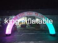 Digital printing Led light with Oxford fabric material  inflatable advertising arch for promotion
