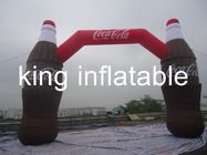 Coca Cola Bottle Shape Inflatable Arches For Advertising / Inflatable Entrance Arch