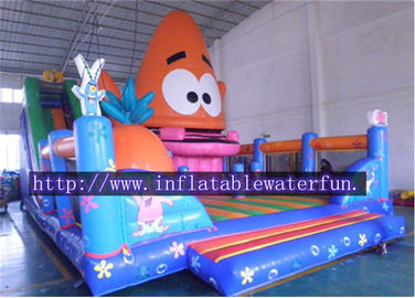 PVC Colorful Inflatable Amusement Park With Slide For Children And Adults