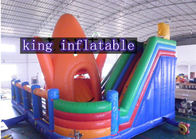 PVC Colorful Inflatable Amusement Park With Slide For Children And Adults