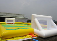 Family Inflatable Soccer Field Sports Equipment With 0.45mm - 0.55mm PVC