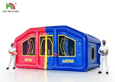 Red Blue IPS Hit Battle Arena Inflatable Battle Arena Sport Games With Digital Printing