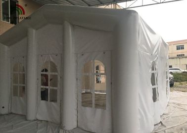 Outdoor White 6X5m Inflatable Event Tent For Hospital Military Use 2 Years Gurantee