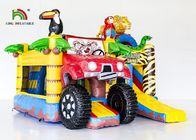 Blow Up Combo Car Jumper Inflatable Jumping Castle Bounce House With Slide