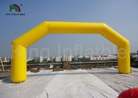 Giant Yellow Advertising inflatable entrance arch for promotional show
