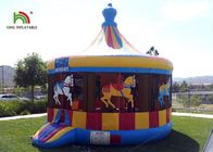 Commercial Carousel Inflatable Jumping Castle , Inflatable Dome House With Step