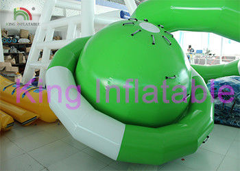 Blue / White Inflatable Water Parks Multi Fun In Slide , Pool And Water Toys