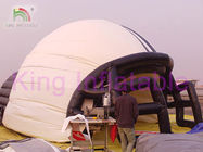0.4mm PVC  White Inflatable Event Tent With CE Blower For Business