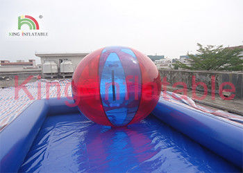 Commercial Plato PVC Tarpaulin Inflatable Water Parks For Multiplay CE OEM