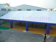 Giant Multipurpose Inflatable Lawn Tent With Column Support Legs White Roof