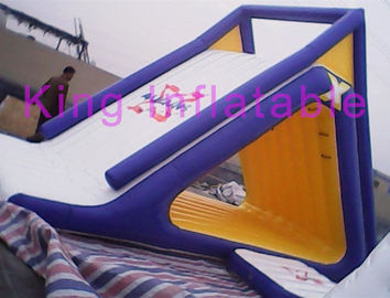 CE / UL 0.9mm PVC Tarpaulin Durable Inflatable Water Toy Floating Slide For Adults