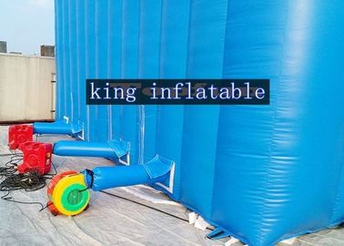 12m High Waterproof PVC Inflatable Dry Slide Amazing Design For Amusement Games