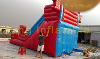 Red / Blue Spider Man Inflatable Dry Slide Outdoor Giant Waterproof / Anti - UV Slide