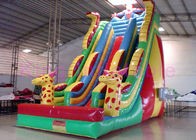PVC Colorful Single Lanes Blow Up Dry Slide Spider &amp; Deer Slide With 2 Years Warranty