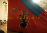 Red Spider Man Big Inflatable Dry Slide Bounce House With PVC Tarpaulin