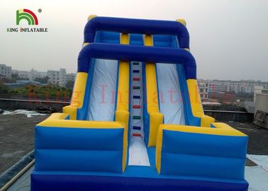 Great Inflatable Double Slipways Beach Dry Slide For Outdoor Two Years Warranty